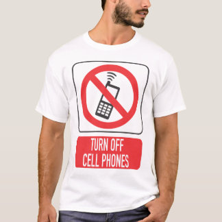 Schalten Sie den T - Shirt der Mobiltelefone aus -