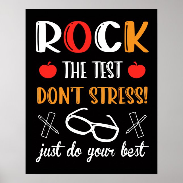 Schalten Sie den Test aus Poster (Vorne)