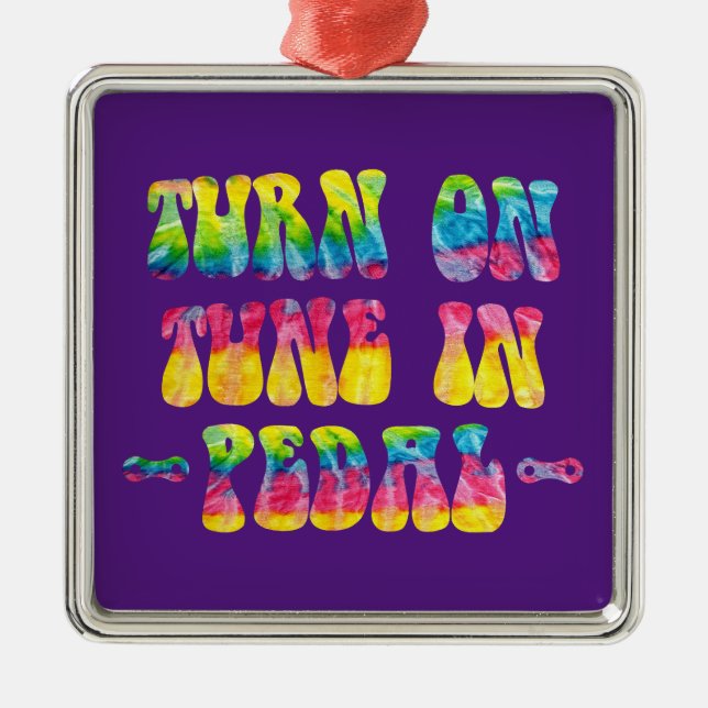 Schalten Sie den Tunnel in Pedal Ihr Bike ein Ornament Aus Metall (Vorne)