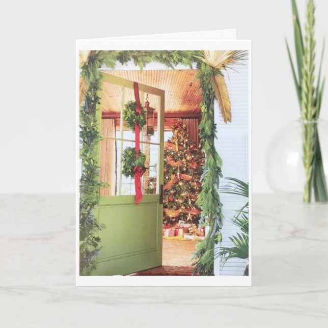 **SCHALTEN SIE DIE HÄNDE FÜR DIE CHRISTMAS-SAISON* KARTE (Vorderseite)