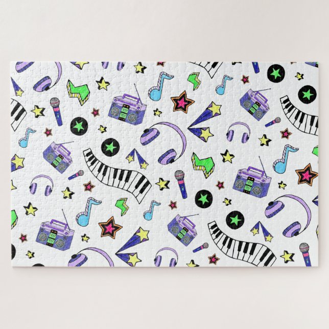 Schalten Sie die Musik ein Puzzle (Horizontal)