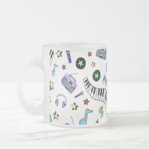 Schalten Sie die Musik hoch Mattglastasse