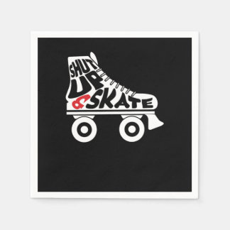 Schalten Sie die Skate der Skate-Roller-Skaten-Gif Serviette