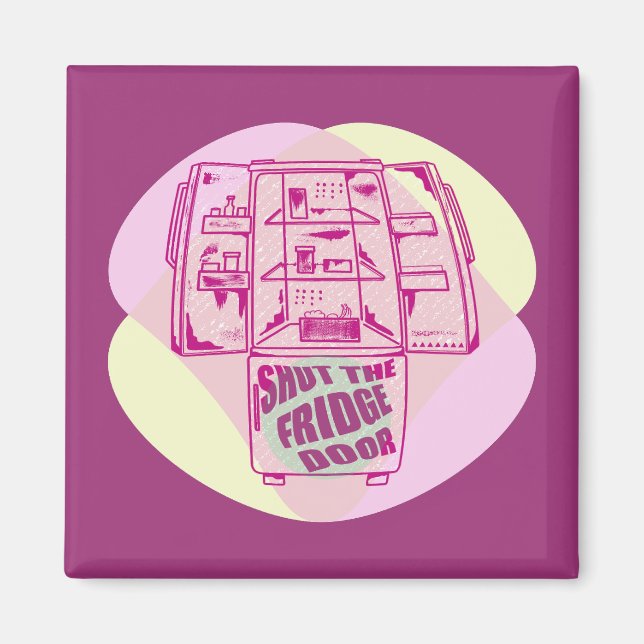 SCHALTEN SIE DIE TÜR DES KÜHLSCHRANKS MAGNET (Vorne)