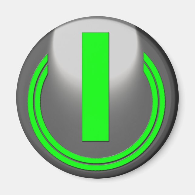 Schalten Sie mich ein Magnet (Vorne)