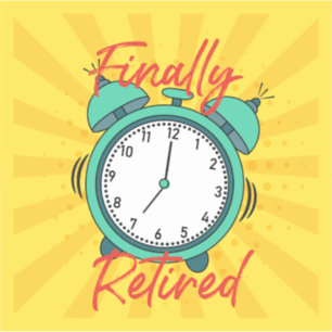 Schalten Sie schließlich den Wecker aus, Aufkleber