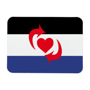 SCHALTEN SIE STOLZ-FLAGGE MAGNET