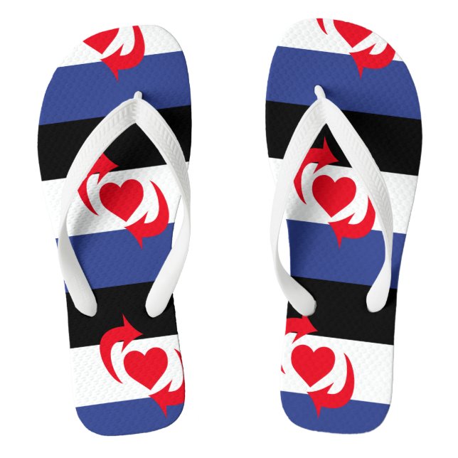 Schalten Sie Stolz Flip Flops (Fußbett)