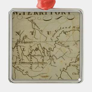 Schalter-Gebiet Silbernes Ornament