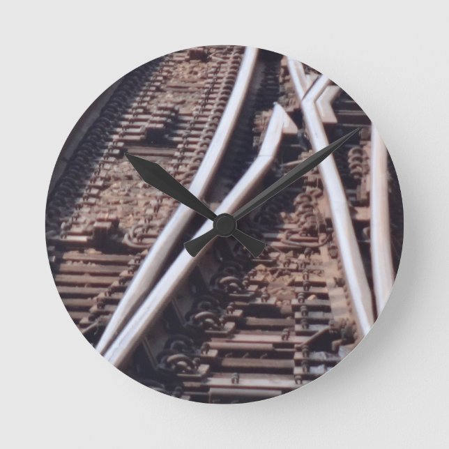 Schalter Runde Wanduhr (Vorderseite)