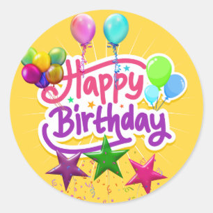 SCHALTER RUNDER AUFKLEBER