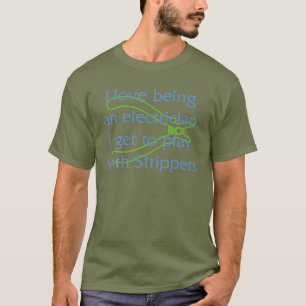 Schalter sind Trippin-Elektro-Motor T-Shirt