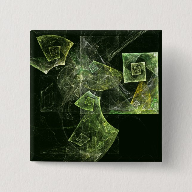 Schaltfläche Abstrakte Balance (Quadrat) Button (Vorderseite)