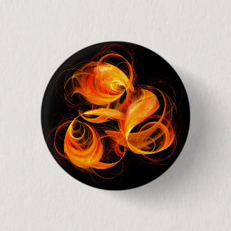 Schaltfläche Abstrakte Fireball (rund) Button