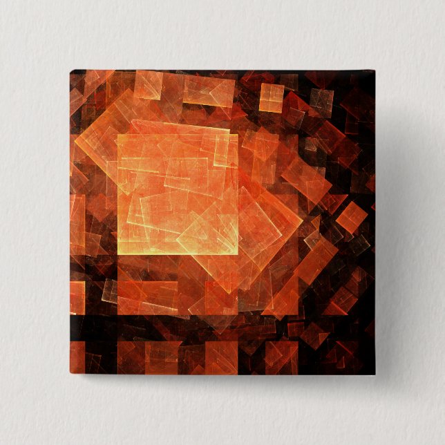 Schaltfläche Abstrakte Kunst des Fensters (Quadrat Button (Vorderseite)
