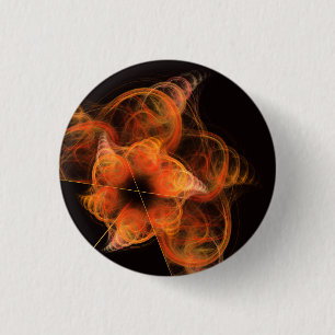 Schaltfläche "Abstrakte leuchtende Kunst" (rund) Button