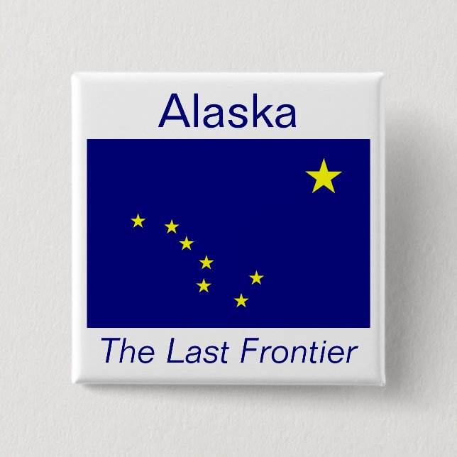 Schaltfläche "Alaskan Flag" Button (Vorderseite)