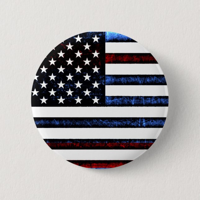 Schaltfläche "Amerikanische Flagge" Button (Vorderseite)