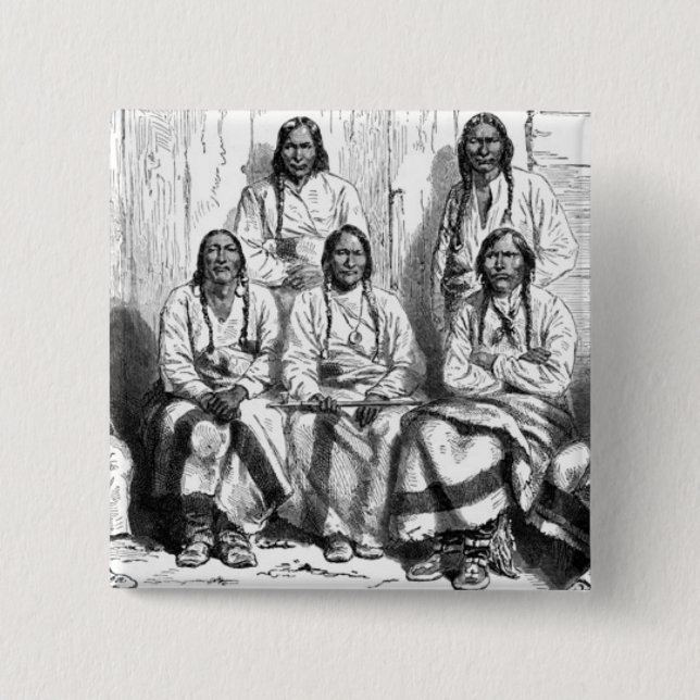 Schaltfläche amerikanische Ureinwohner Button (Vorderseite)