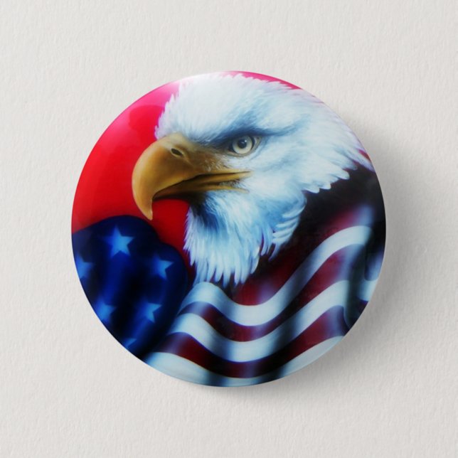 Schaltfläche "Amerikanischer Adler" Button (Vorderseite)