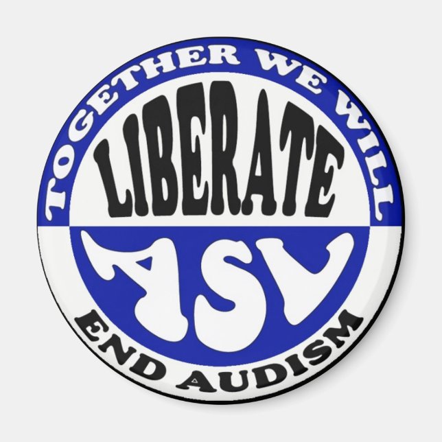 Schaltfläche "Anti-Audism" Magnet (Vorne)