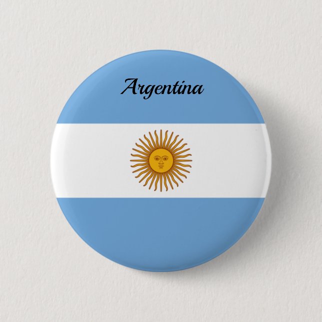 Schaltfläche Argentinien Button (Vorderseite)