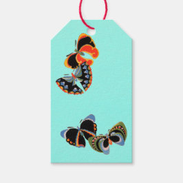 SCHALTFLÄCHE AUF BLAUE SCHALTEN GESCHENKANHÄNGER