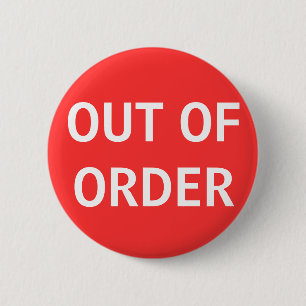 Schaltfläche "AUSSERHALB DER BESTELLUNG" Button