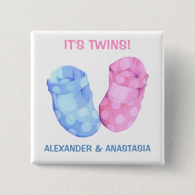 Schaltfläche "Baby Twins Hintern" Button (Vorderseite)