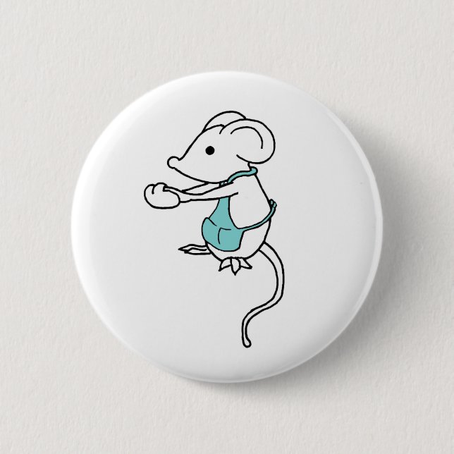 Schaltfläche "Backmouse Blue" Button (Vorderseite)