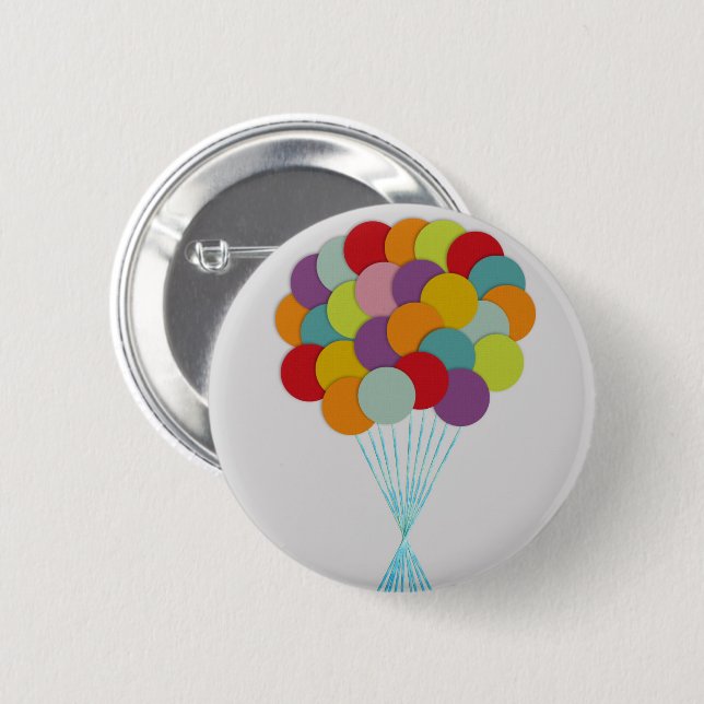 Schaltfläche Balloons Button (Vorne & Hinten)