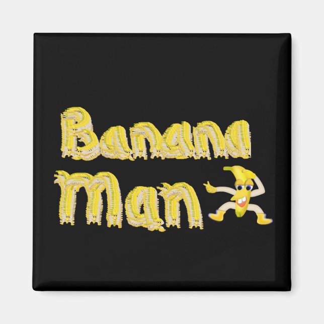 Schaltfläche Banana Man Magnet (Vorne)