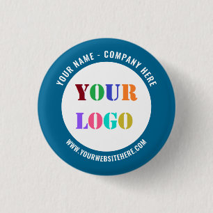Schaltfläche "Benutzerdefinierter Logo- und Text-W Button