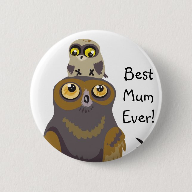 Schaltfläche "Beste Mama-Ewigkeit" Button (Vorderseite)