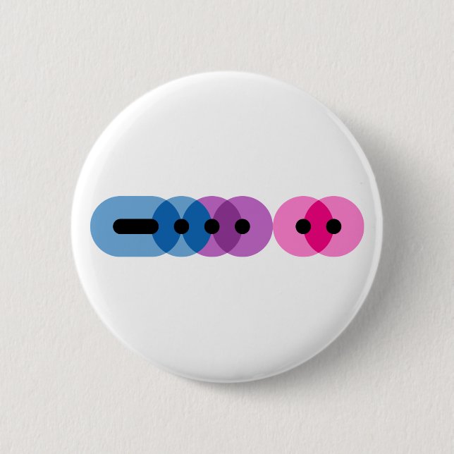 Schaltfläche "Bi Morse Code" Button (Vorderseite)