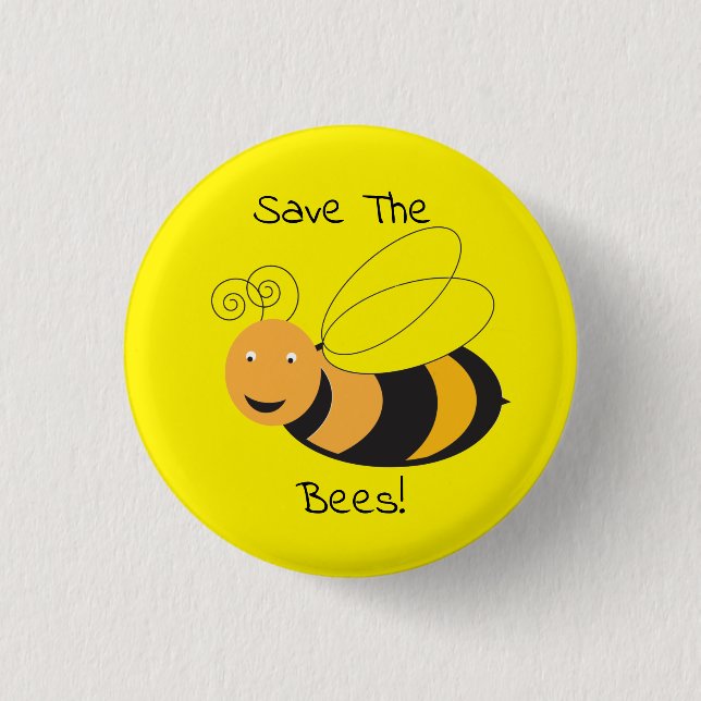 Schaltfläche Bienen gerettet Button (Vorderseite)