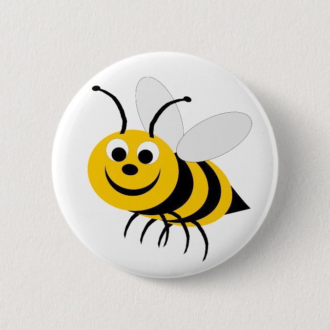 Schaltfläche "Bienendesign" Button (Vorderseite)