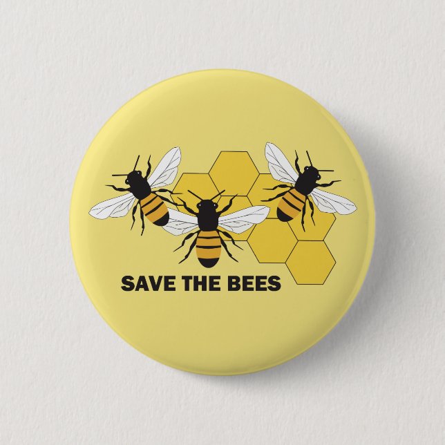 Schaltfläche Bienenhalter gerettet Button (Vorderseite)