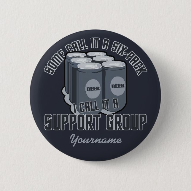 Schaltfläche "Bier Six Pack" Button (Vorderseite)