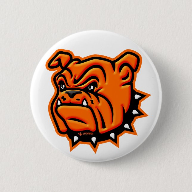 Schaltfläche "Big Bulldog" von Artesia Button (Vorderseite)