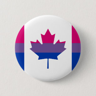 Schaltfläche "Bisexualität - Kanadischer Stolz" Button