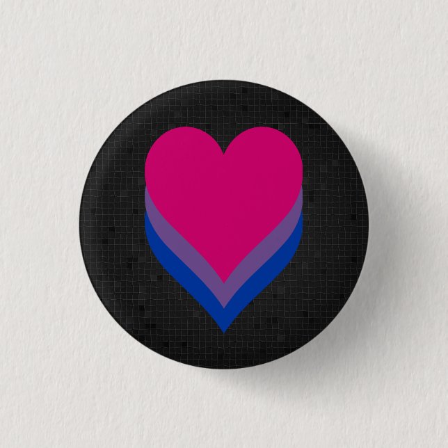 Schaltfläche "Bisexuelle Flagge" Button (Vorderseite)