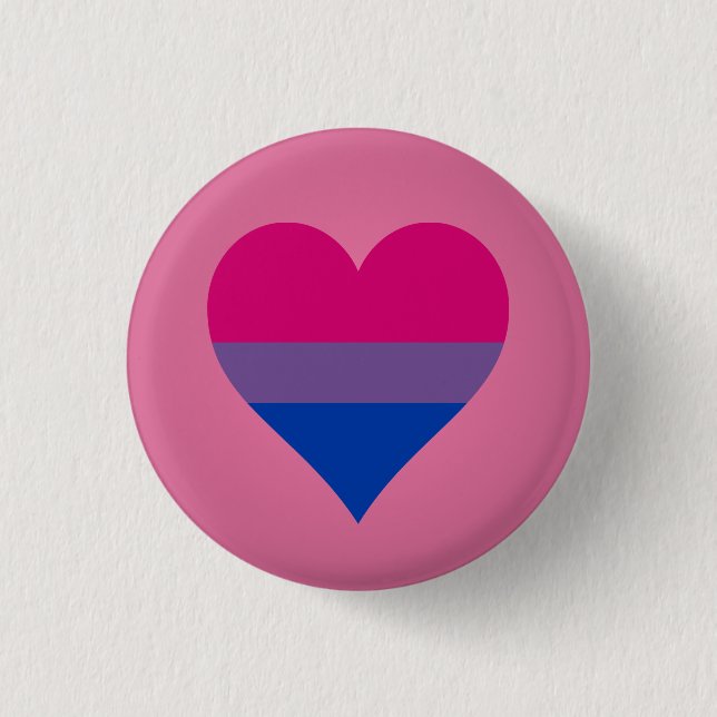 Schaltfläche "Bisexuelle Flagge" Button (Vorderseite)