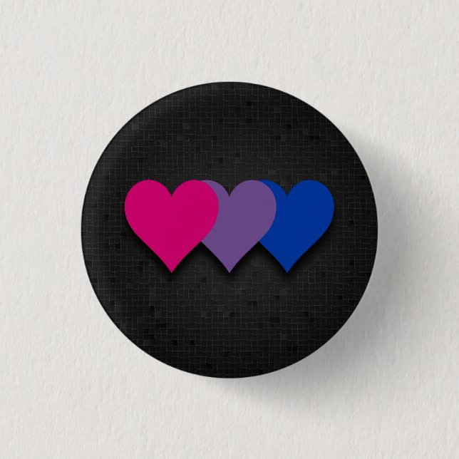 Schaltfläche "Bisexuelle Flagge" Button (Vorderseite)