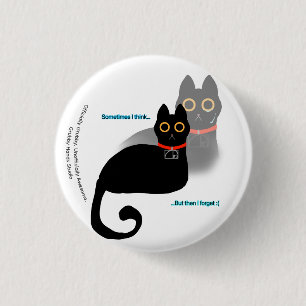 Schaltfläche "Black Cat Meme" Button