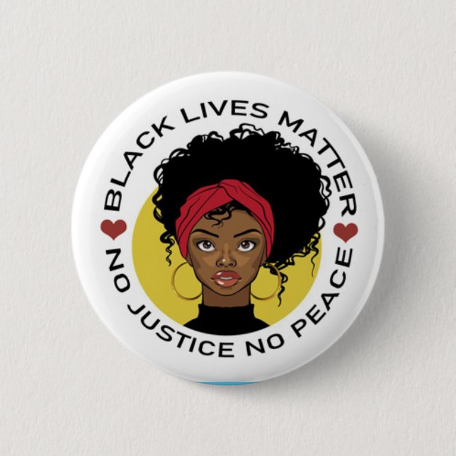 Schaltfläche "Black Lives Materie" Button (Vorderseite)