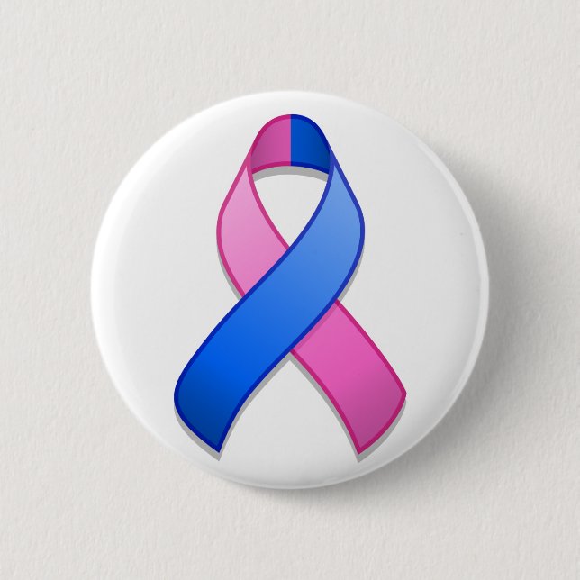Schaltfläche "Blau und Rosa" Button (Vorderseite)