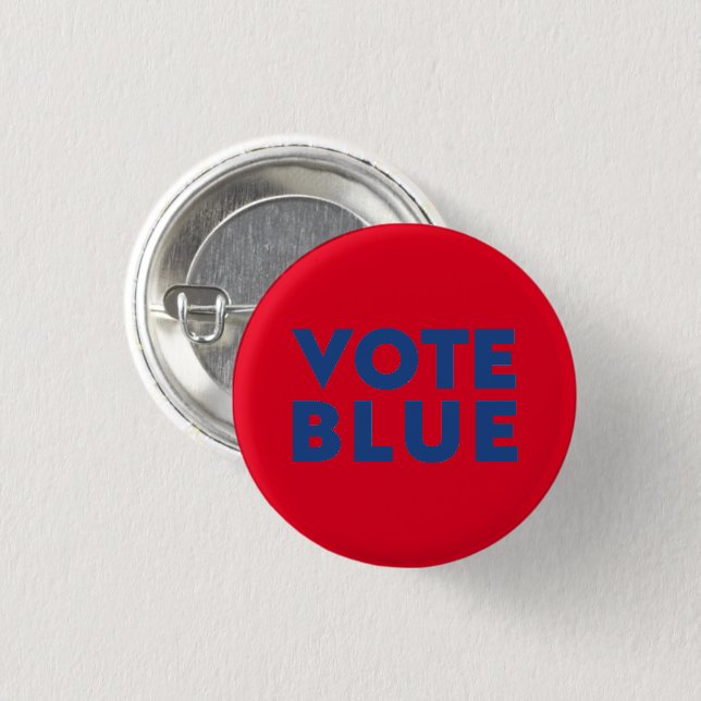 Schaltfläche Blau wählen, rot-blaues Button (Vorne & Hinten)