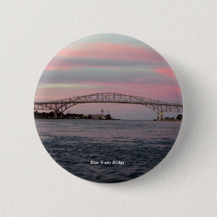 Schaltfläche "Blaue Wasserbrücke" Button
