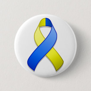 Schaltfläche "Blue and Yellow Awareness" Button